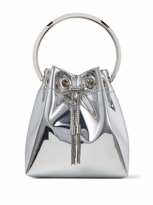 silver-tone metallic effect logo Jimmy Choo | BONBONXVKSILVER